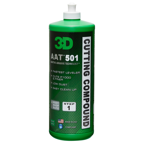 Cutting Compound - 3D AAT 501 | Advanced Paint Correction Australia