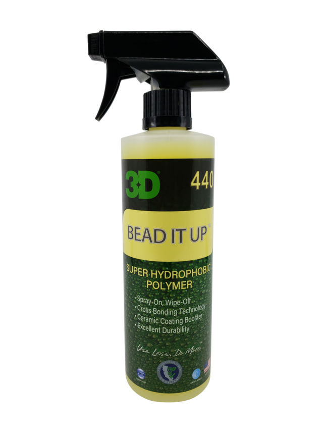 3D Bead It Up | Hydrophobic Spray Sealant & Ceramic Coating Booster. Now available at MD Car Care