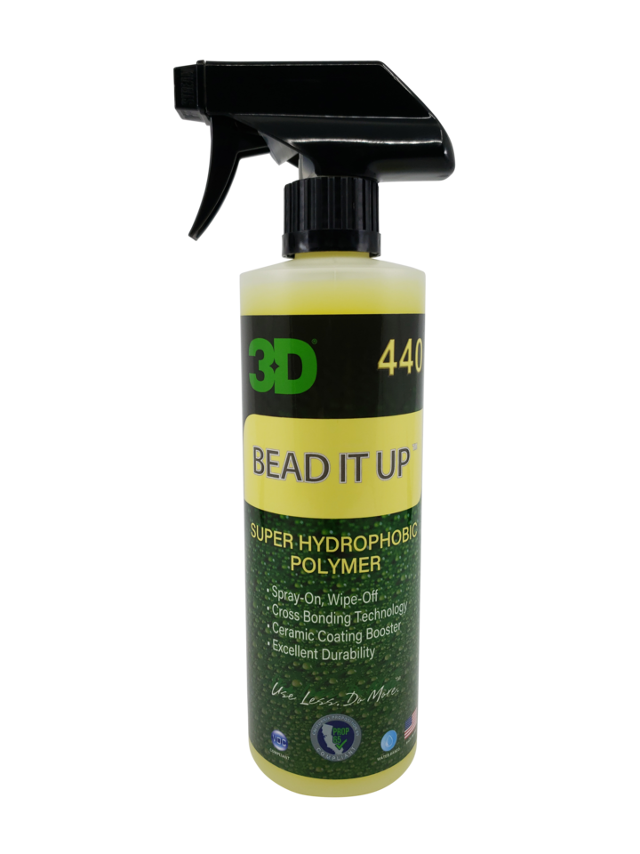 3D Bead It Up | Hydrophobic Spray Sealant & Ceramic Coating Booster. Now available at MD Car Care