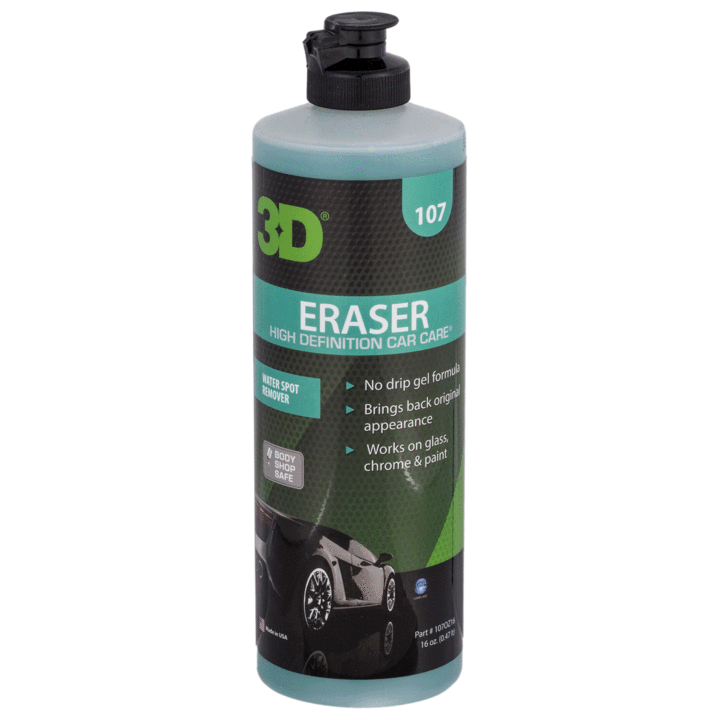3D Eraser Water Spot Remover 473ml now available at MD Car Care Australia