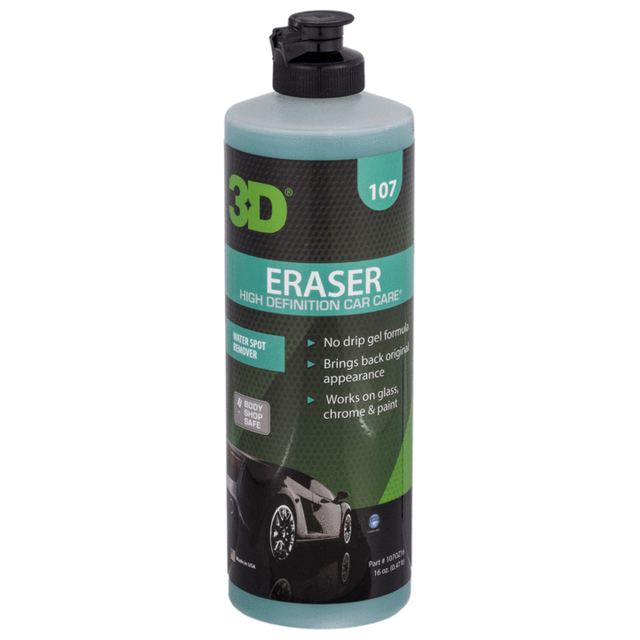 3D Eraser Water Spot Remover 473ml now available at MD Car Care Australia