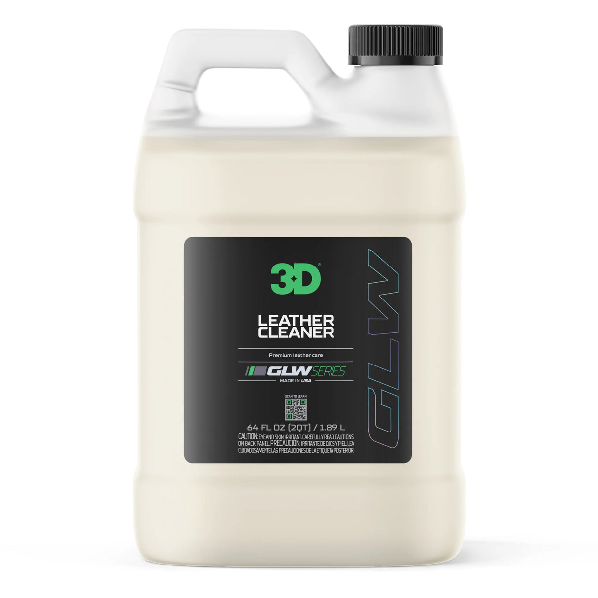 Leather Cleaner - 3D GLW Series | pH-Balanced Car Interior Care | AU