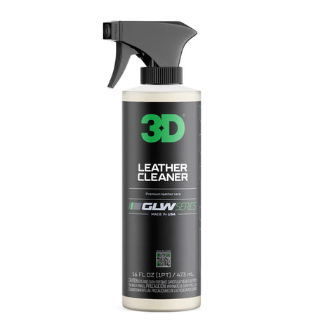 Leather Cleaner - 3D GLW Series | pH-Balanced Car Interior Care | AU