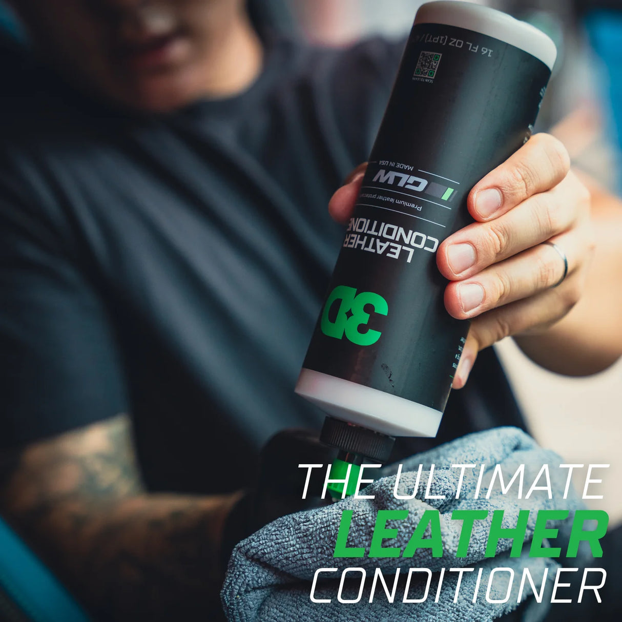 Leather Conditioner - 3D GLW Series | UV Protection & Soft Finish | AU
