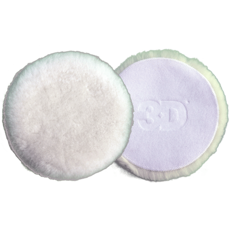Lambswool Polishing Pads | 3D White Wool Pads.  Now available at MD Car Care. Fast Australia wide shipping.