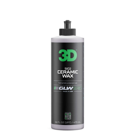Ceramic Wax 473 ml - 3D GLW | SiO2 Protection & Hyper Gloss Finish. Now available at MD Car Care, Australia. Fast shipping available.