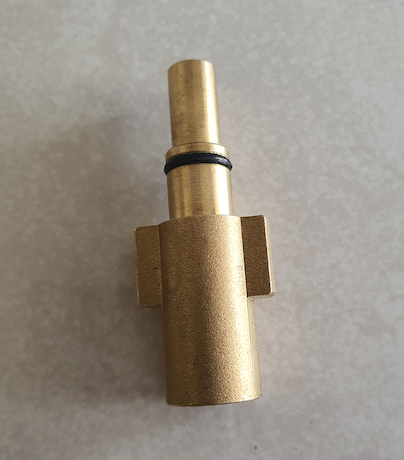 Brass G1/4 inch female pressure washer adapter 12.5mm for Bosch, AR, Makita, Michelin, Aldi Workzone. Now available at MD Car Care. Fast Australia wide shipping.