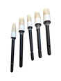 Boar Hair Detailing Brush Set 5pcs. Now available at MD Car Care. Fast Australia wide shipping.