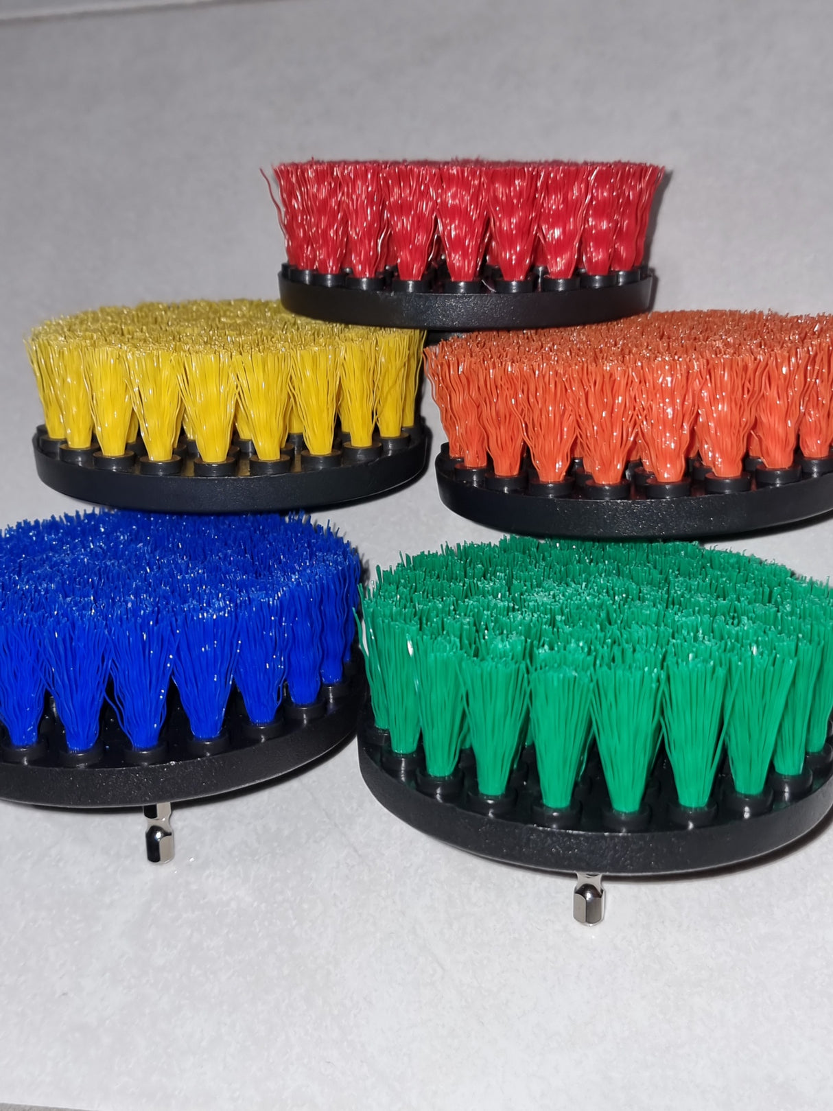 4-Inch Drill Brush Attachment. Medium & Hard Carpet Cleaner Australia. Now available at MD Car Care. Fast Australia wide shipping.