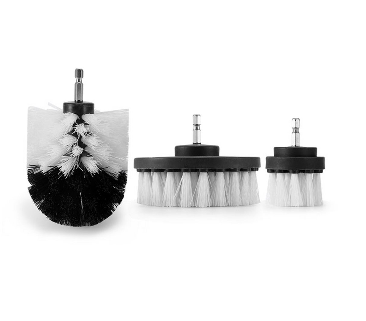 Drill Scrubber Brush Kit – 3pcs Nylon Brushes. Now available at MD Car Care. Fast Australia wide shipping.