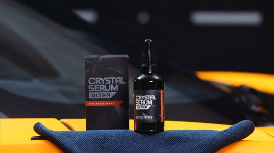 Car ceramic coating service with Gtechniq Crystal Serum Ultra, protecting paint, glass, wheels and interior with long-lasting gloss and durability.