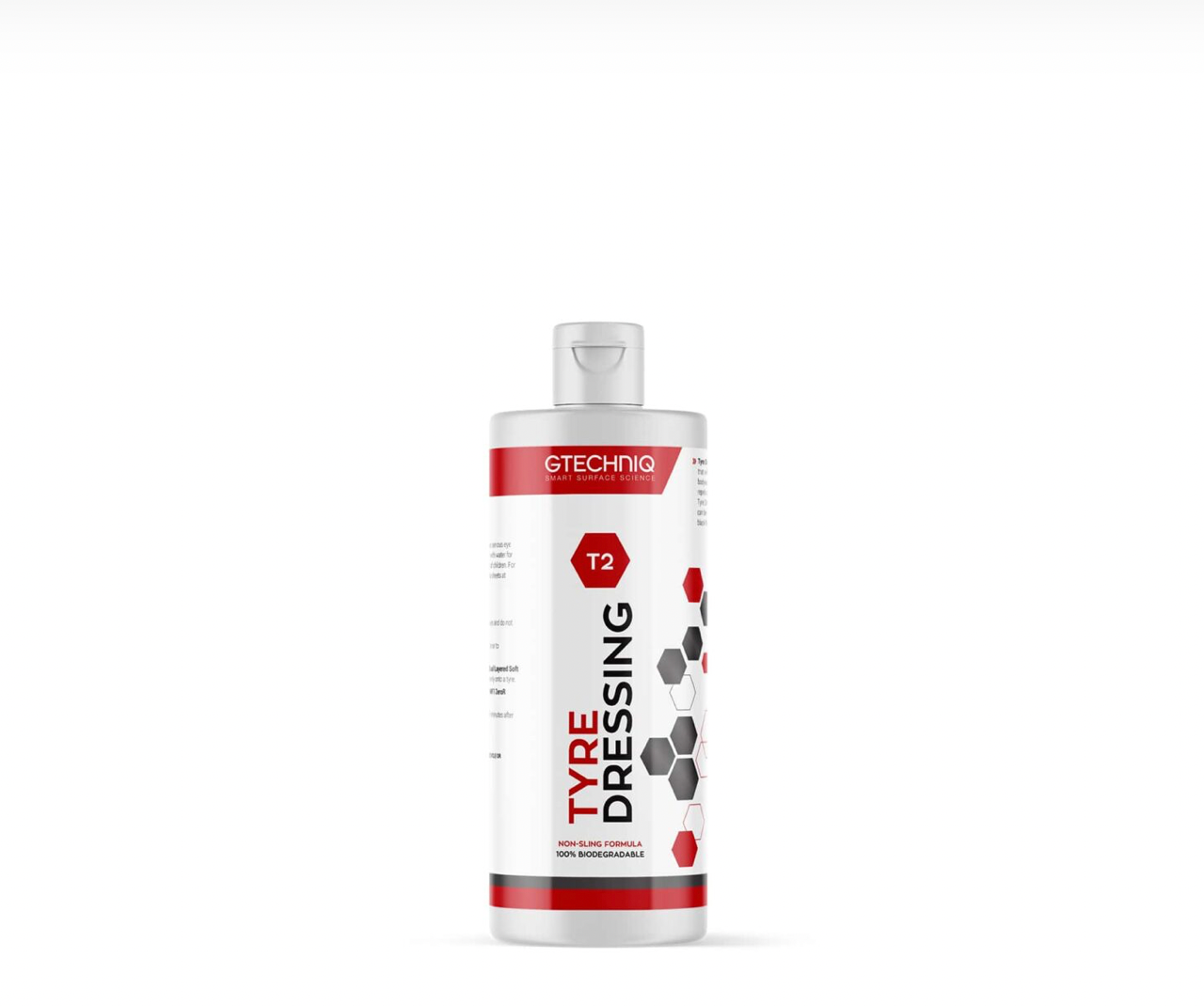 Buy Gtechniq T2 Tyre Dressing 250ml. Easy apply, non-sling, 100% biodegradable formula leaves tyres deep black and spotless after every wash. Now available at MD Car Care. Fast Australia wide shipping.