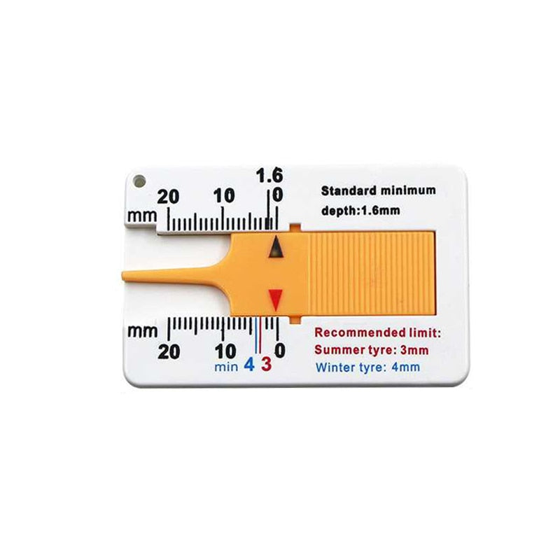 Tyre depth measuring gauge