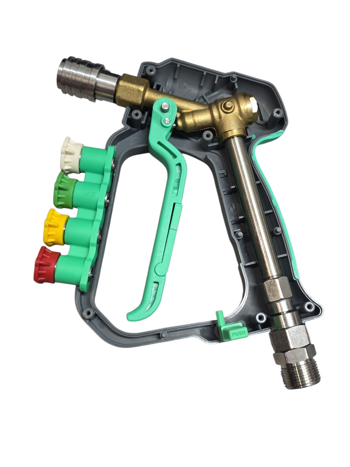 Premium Short Pressure Washer Gun – 4000 PSI with Swivel & Trigger Lock - Backorder - Mid May