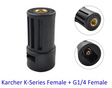 Karcher wand to G1/4" 13mm quick connector. Durable, versatile, perfect for cross-brand pressure washer use. Now available at MD Car Care. Fast Australia wide shipping.