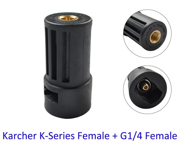 Karcher wand to G1/4" 13mm quick connector. Durable, versatile, perfect for cross-brand pressure washer use. Now available at MD Car Care. Fast Australia wide shipping.