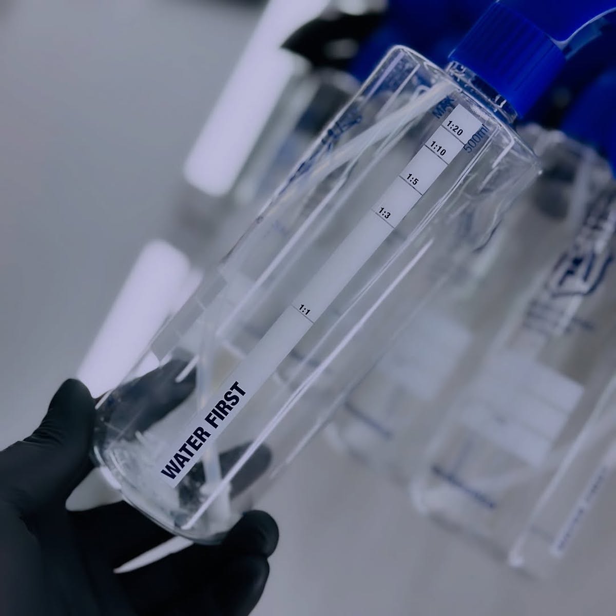 Buy Labocosmetica 500ml Spray Bottle with dilution scale 1:1–1:20. Includes writable labels & pro trigger for accurate detailing mixes. Now available at MD Car Care. Fast Australia wide shipping.