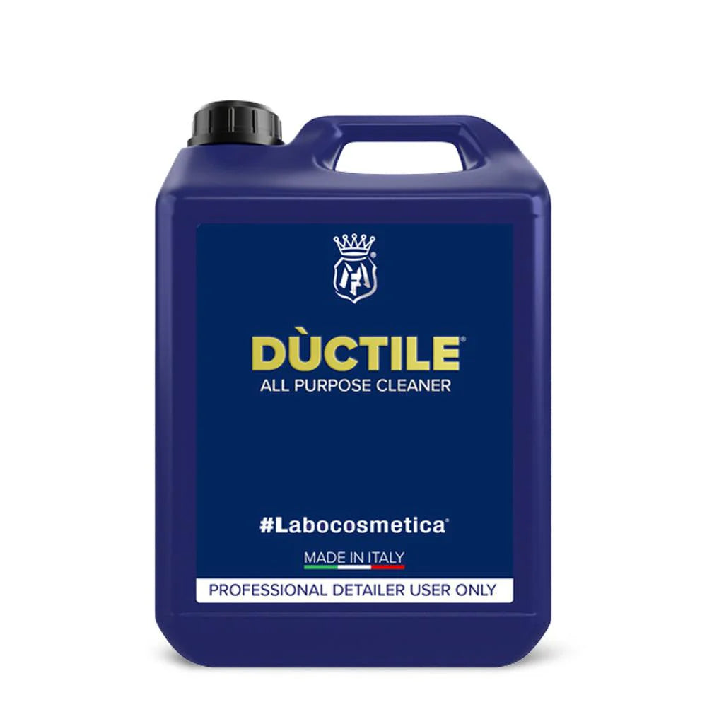 Buy Labocosmetica DUCTILE APC 4.5L. Strong, versatile cleaner for engines, wheels, plastics & Alcantara. Odour-blocking, safe & effective. Now available at MD Car Care. Fast Australia wide shipping.