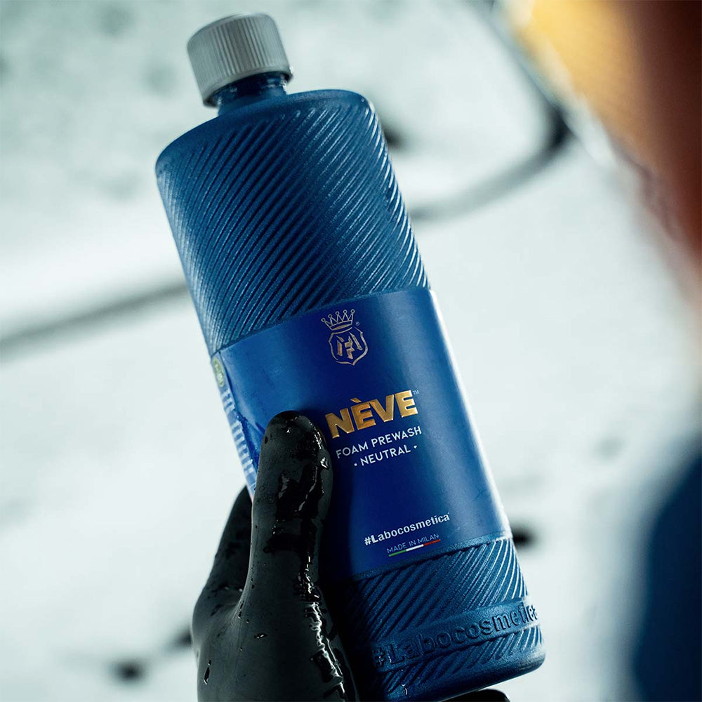Buy Labocosmetica NEVE Snow Foam 1L/4.5L. pH neutral, safe on PPF, wraps & wax. High foaming, streak-free car wash. Now available at MD Car Care. Fast Australia wide shipping.