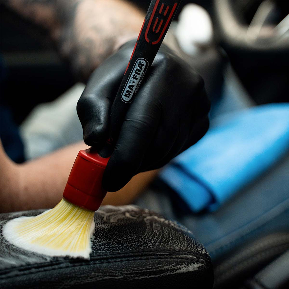 Labocosmetica OMNIA Interior Cleaner 500ml. Safe on leather, Alcantara & fabrics. Removes odours, restores plastics. Made in Italy. Now available at MD Car Care. Fast Australia wide shipping.