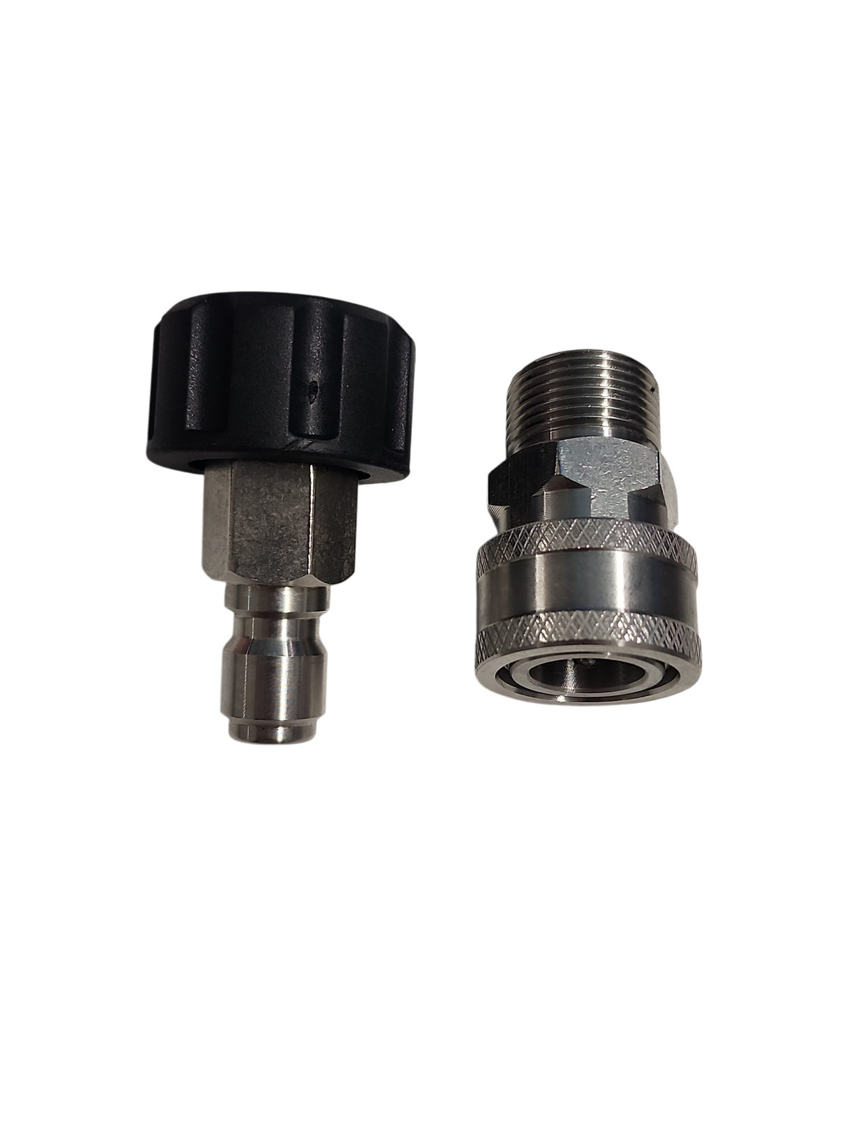 Shop stainless steel M22 14mm to 3/8" quick connect kit. Includes male & female adapters for pressure washers, hoses & spray guns. Durable & leak-free. Now available at MD Car Care. Fast Australia wide shipping.