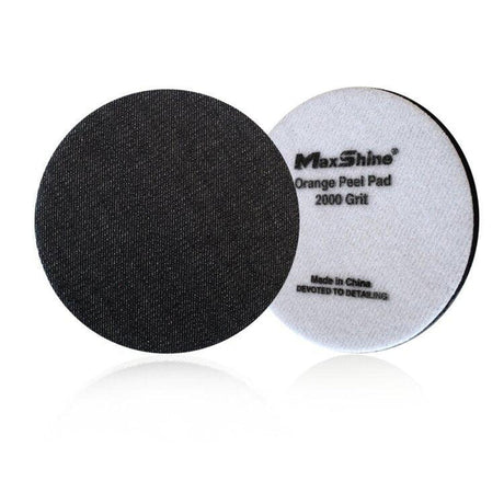 Buy Maxshine 2000 Grit Denim Orange Peel Pads. Aggressive paint leveling pads to remove heavy orange peel & achieve a smooth finish. 2pcs per pack. Now available at MD Car Care. Fast Australia wide shipping.