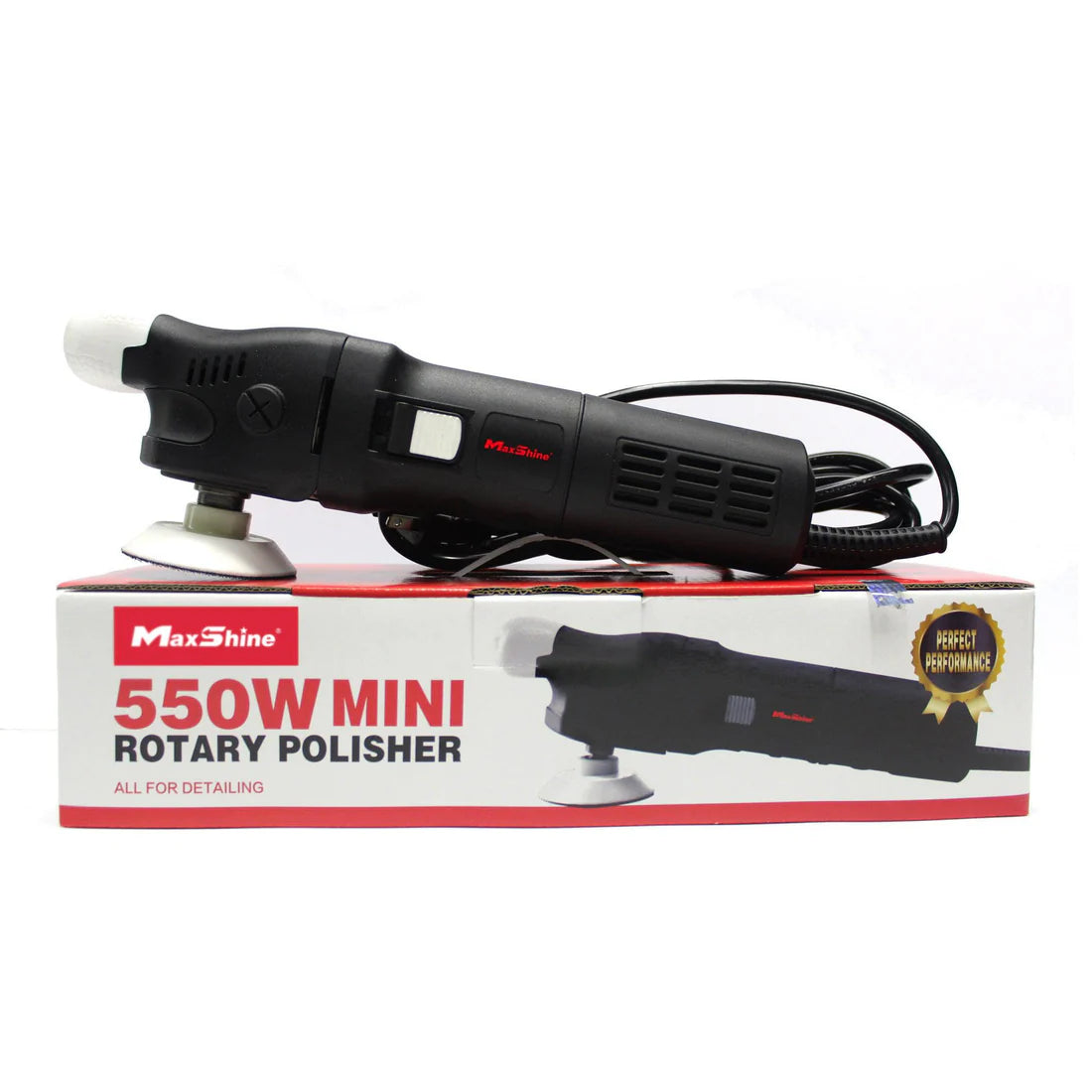 Buy Maxshine M550 3" Rotary Polisher. 550W motor, 6-speed control & compact design for precision detailing on tight spots. Perfect for all detailers. Now available at MD Car Care. Fast Australia wide shipping.