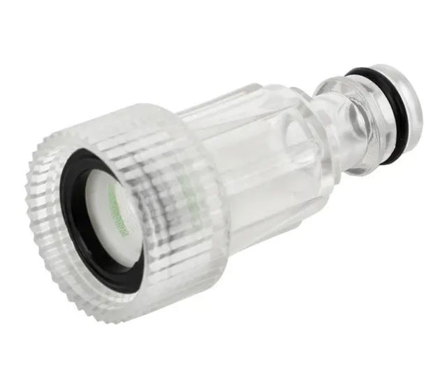 Buy Pressure Washer Garden Hose Filter in Australia. Universal fit protects your washer from dirt & debris. Easy to install, durable and clear for quick checks. Now available at MD Car Care. Fast Australia wide shipping.