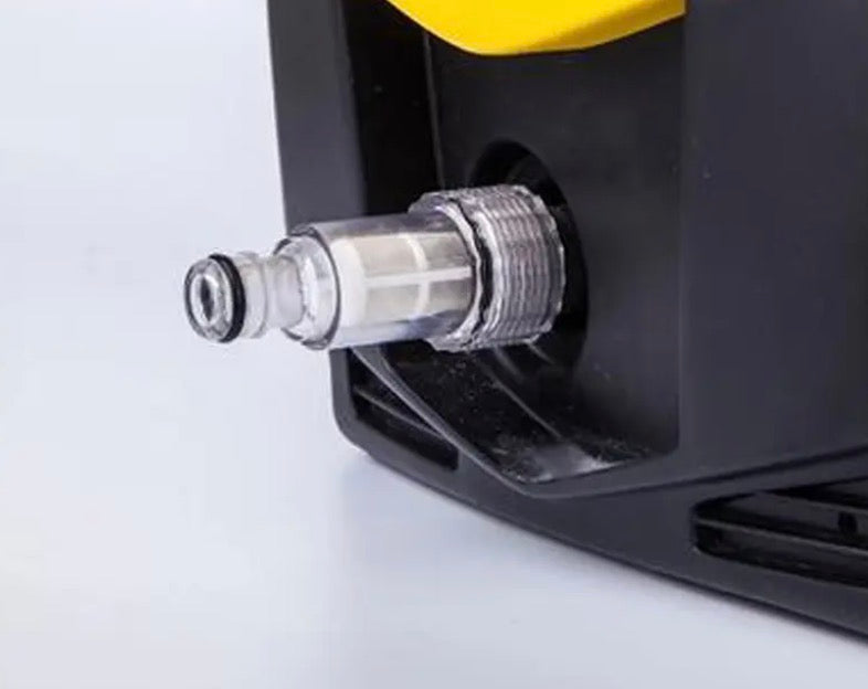 Buy Pressure Washer Garden Hose Filter in Australia. Universal fit protects your washer from dirt & debris. Easy to install, durable and clear for quick checks. Now available at MD Car Care. Fast Australia wide shipping.