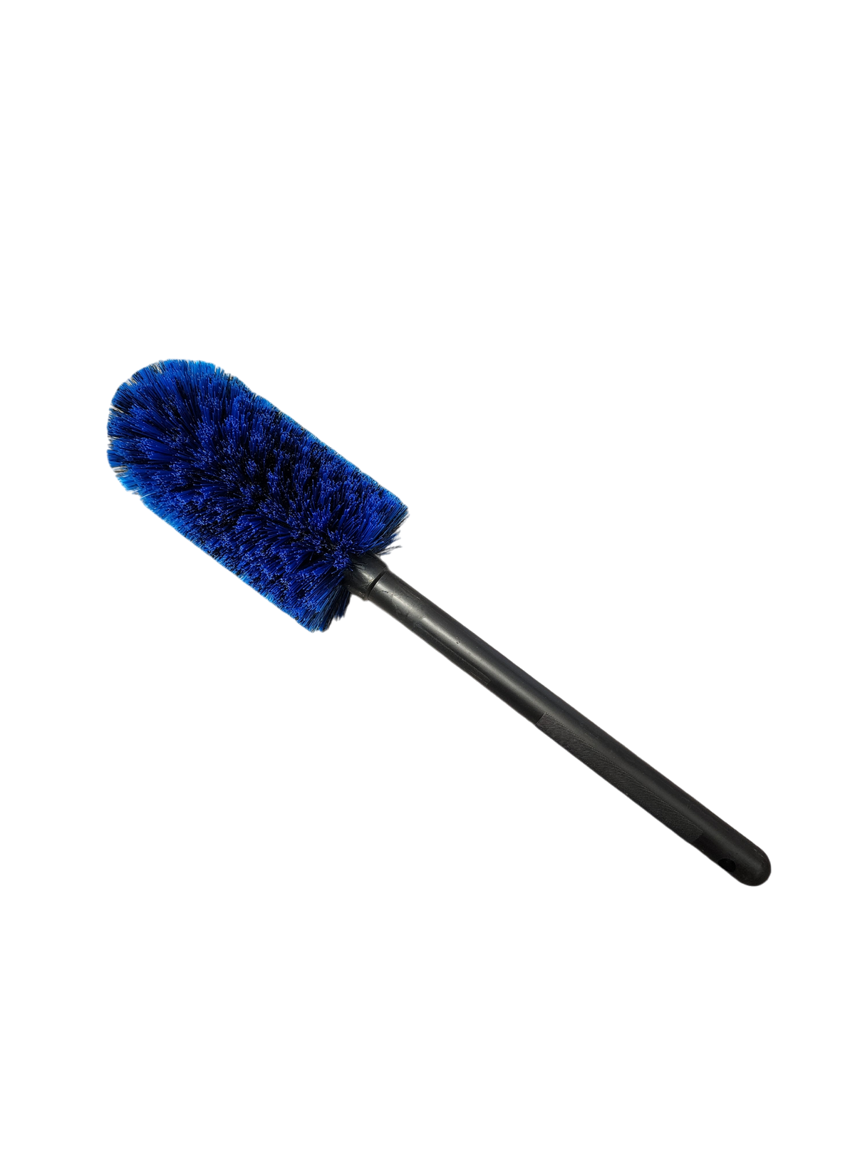 Soft bristle car rim cleaning brush with bendable handle for deep wheel cleaning, available in small, medium & large sizes.