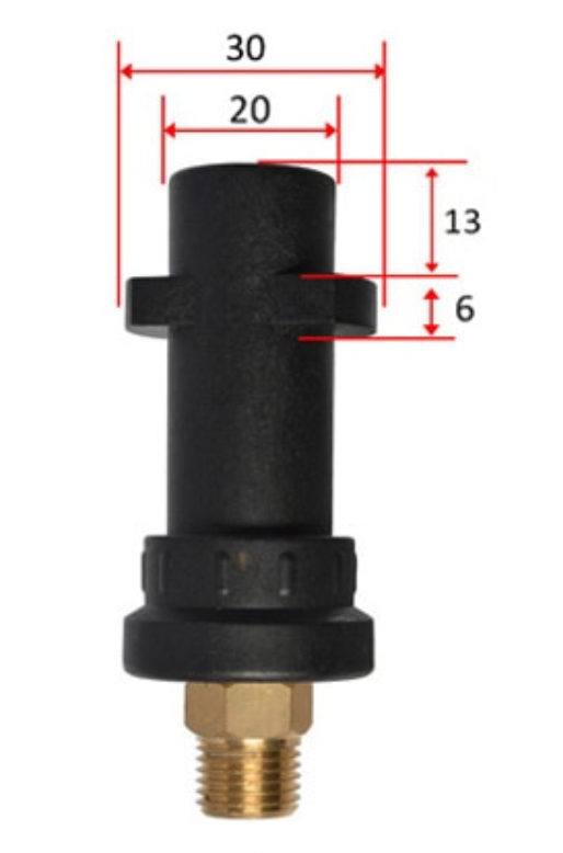 Karcher K-Series Adapter with External Thread G1/4" for Snow Foam Lance