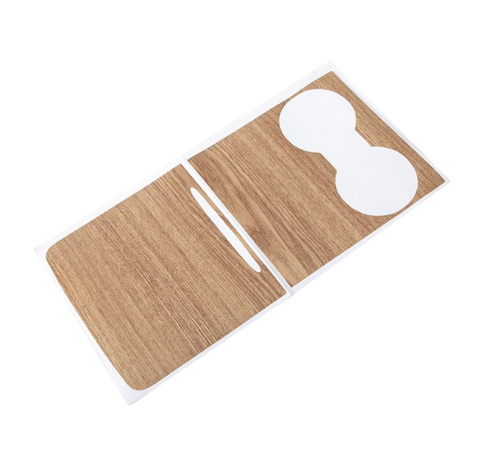 Sticker Wood Grain Centre Console Interior Film For Tesla Model 3 Y