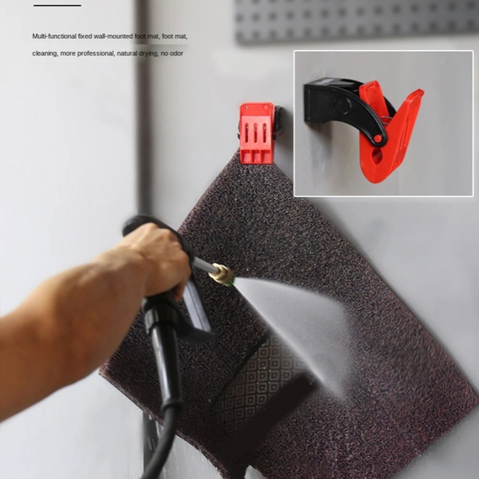Floor Mat Wash Clamp Clips 4pcs