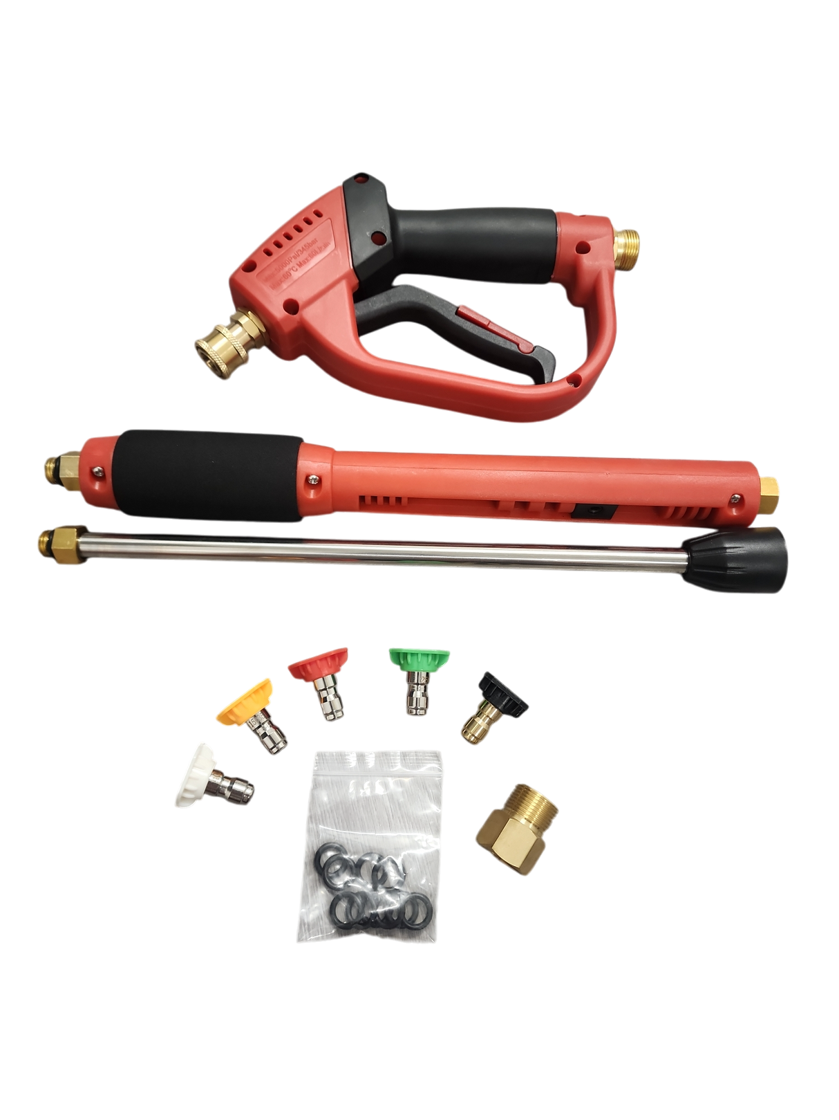 Short / Long Convertible Pressure Washer Gun 4000 PSI