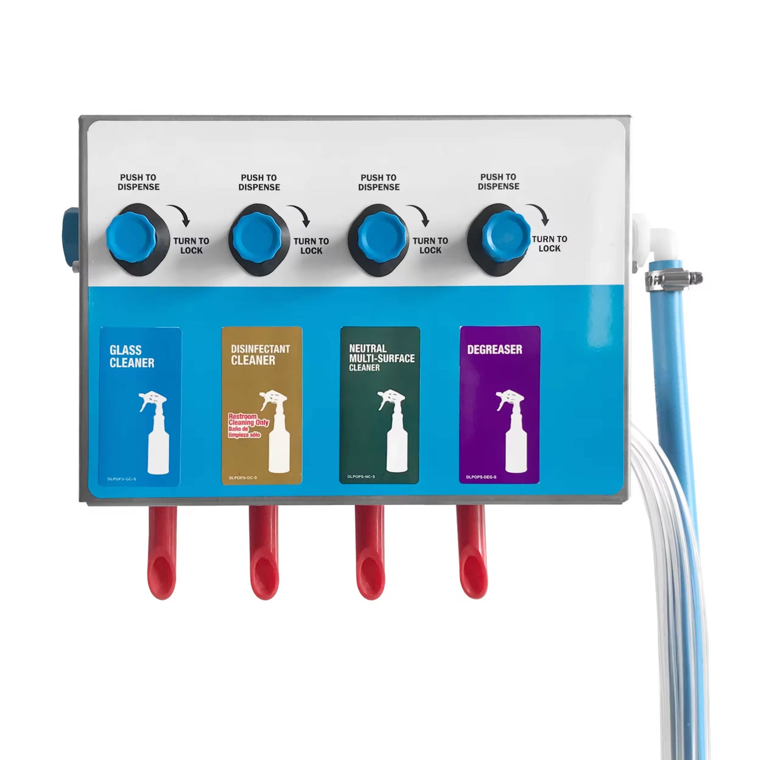 Spray Bottle Dilution System – 4x Chemical Dispenser Units. Now available at MD Car Care. Fast Australia wide shipping.