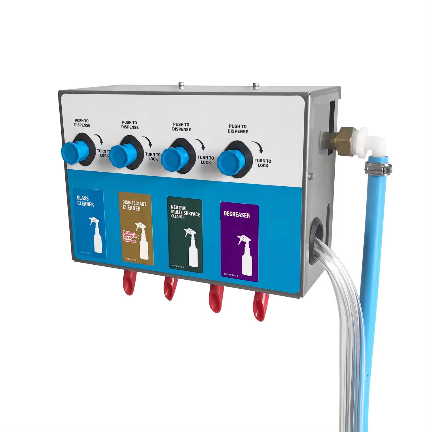 Spray Bottle Dilution System – 4x Chemical Dispenser Units. Now available at MD Car Care. Fast Australia wide shipping.