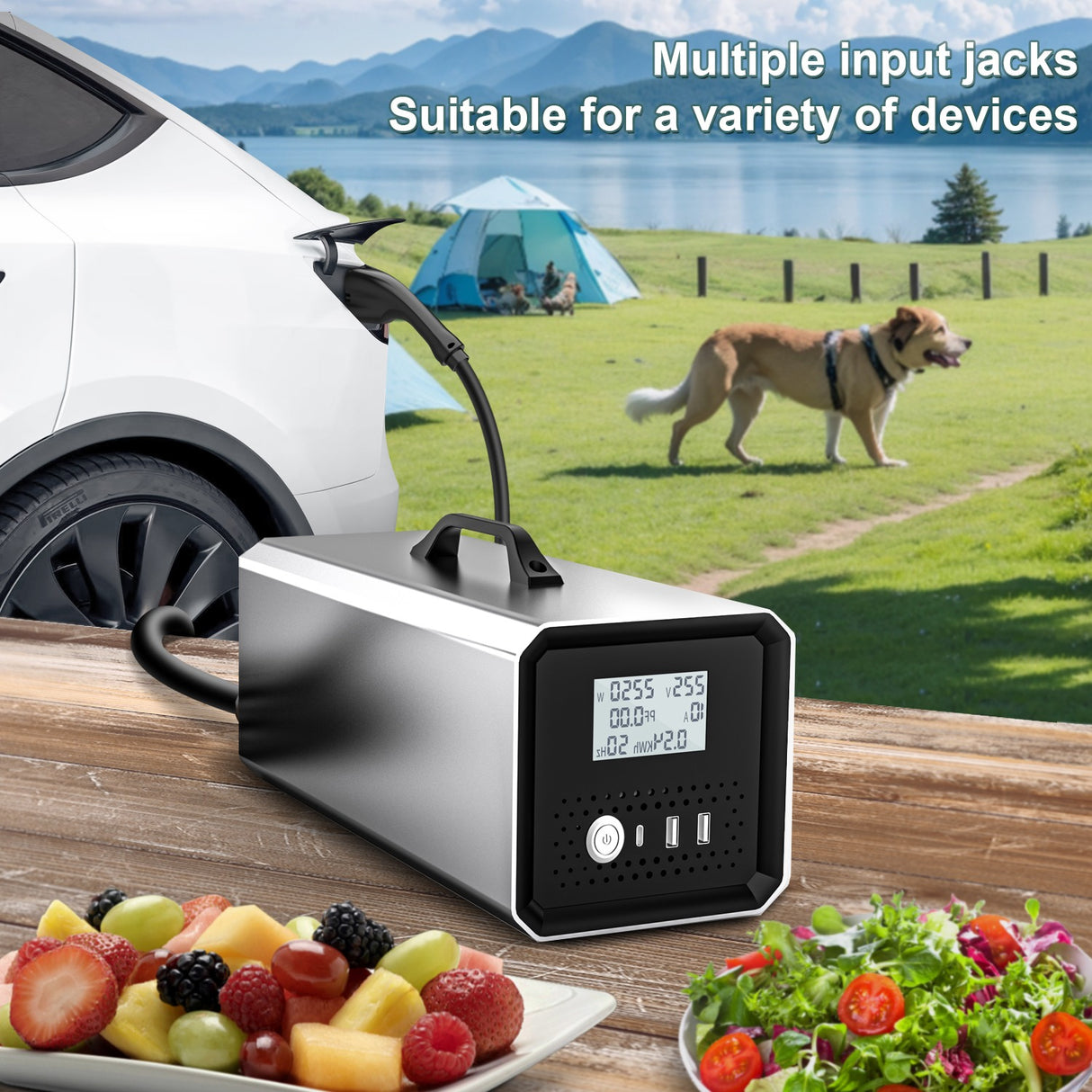 InstaVolt Tesla EV V2L Discharger 5kW. Now available at MD Car Care. Fast Australia wide shipping.