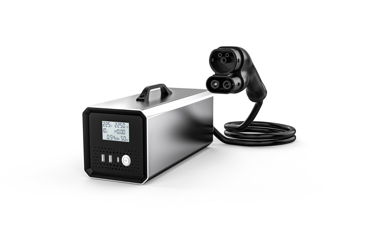 InstaVolt Tesla EV V2L Discharger 5kW. Now available at MD Car Care. Fast Australia wide shipping.