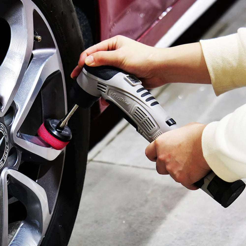 Buy Maxshine Mini Cordless Polisher M0312 V2. Compact DA & rotary polisher with 2 batteries, LED display & full pad kit for precision detailing. Now available at MD Car Care. Fast Australia wide shipping.