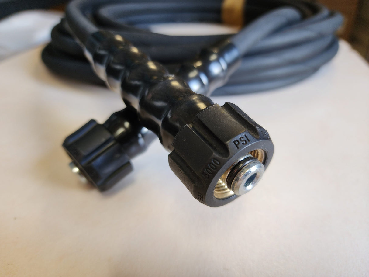 Buy 10m Double Braided Pressure Washer Hose in Australia. Heavy-duty 5000 PSI M22 hose for petrol & electric washers. Ultra-tough, flexible & long-lasting. Now available at MD Car Care. Fast Australia wide shipping.