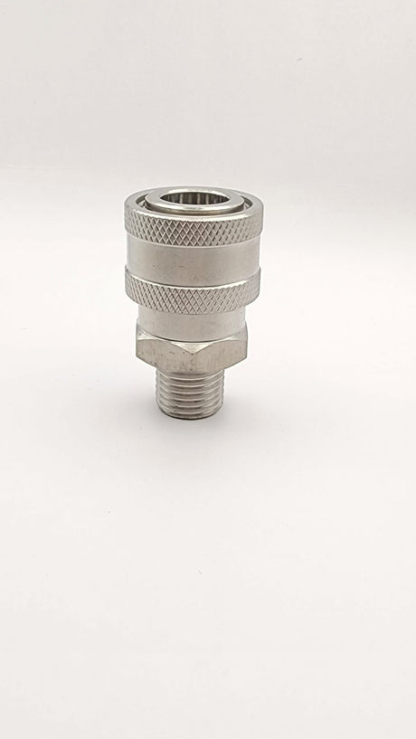 1/4" Quick Connect Female - 13mm Male stainless Steal