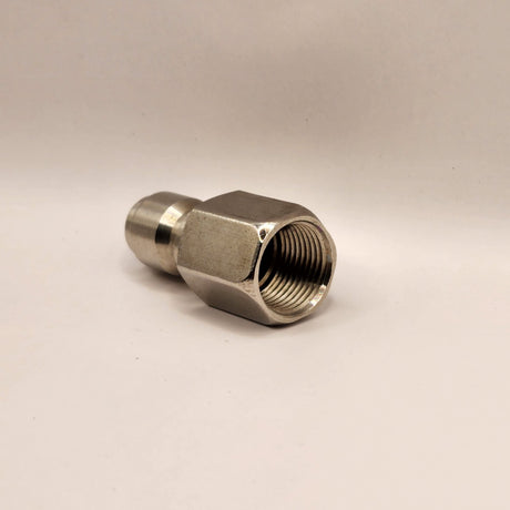 3/8" thread to 3/8" male quick connect brass