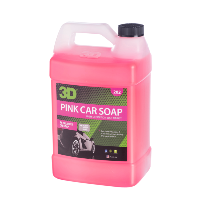 3D Pink Car Soap 3.78L
