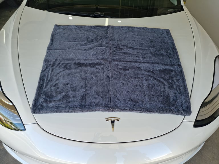 Twisted Loop Drying Towel Grey 50cmx80cm