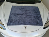 Twisted Loop Drying Towel Grey 50cmx80cm