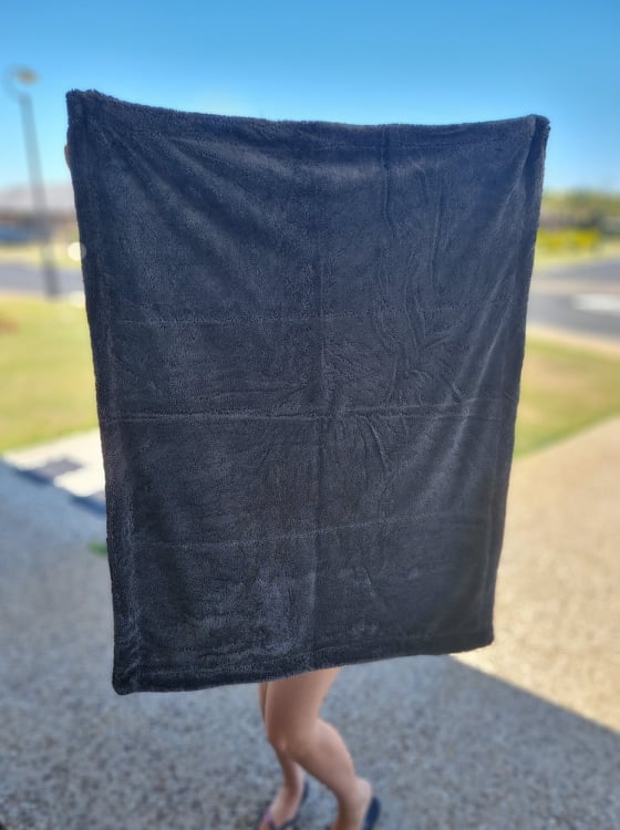 Twisted Loop Drying Towel Grey 50cmx80cm