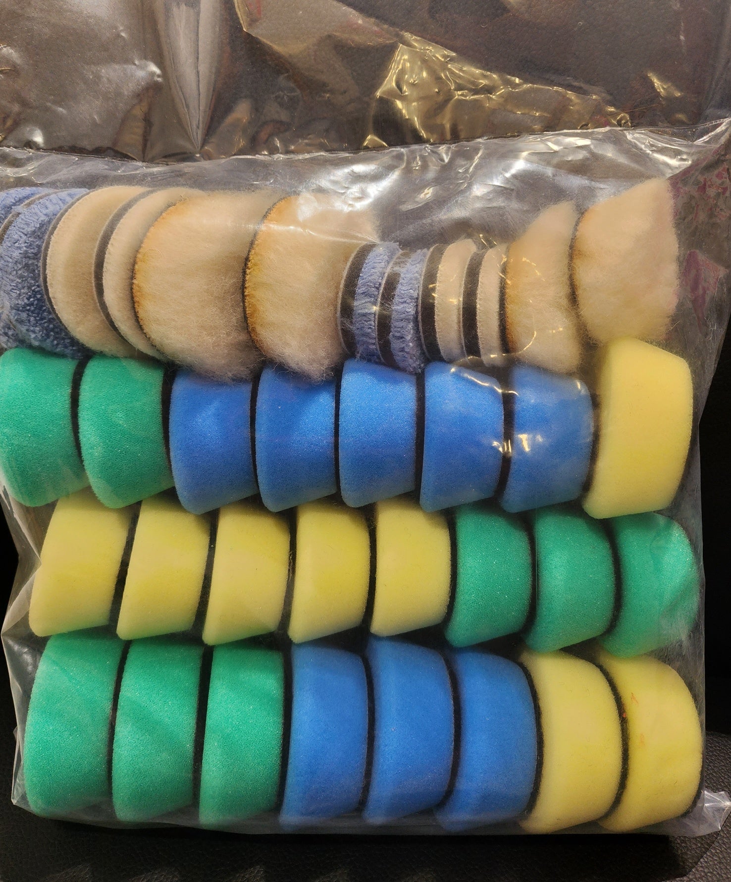 36 Piece Set Polishing Pads | Buffing Pads | Waxing Pads From MD Car Care Australia