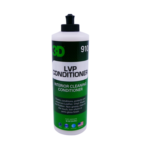 3D LVP Conditioner – Leather, Vinyl & Plastic Care. Now available at MD Car Care, Australia wide delivery.