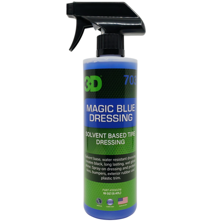 Tyre Shine - 3D Magic Blue | All-in-One Trim, Tire & Vinyl Protectant. Now available at MD Car Care with Fast shipping.