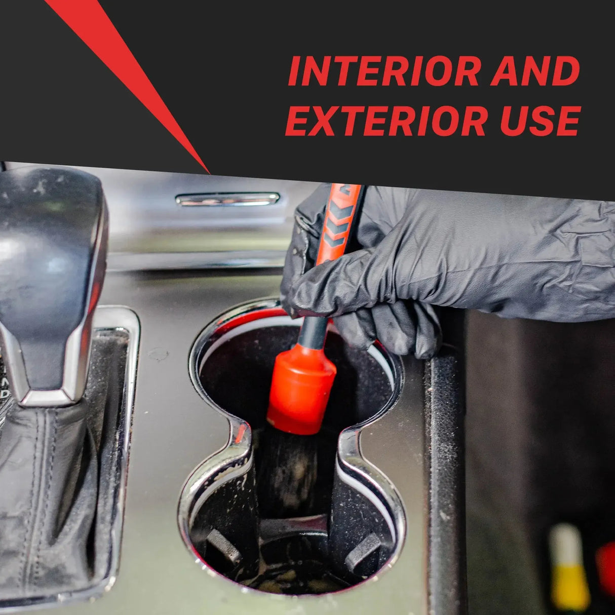 MAXSHINE DETAILING BRUSH – BLACK RED CLASSIC